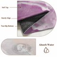 thumbnail image 6 of Round Rugs 5Ft, Pink Coastal Wave Round Area Rug Washable Indoor Throw Carpet, Summer Modern Ocean Beach Soft Non Slip Circle Rug for Cabinet Bathroom Home Decor Aesthetic, 6 of 8