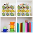 thumbnail image 6 of GZHJMY Storage Basket Passion Flower Foldable Canvas Laundry Baskets Bin Waterproof Inner Layer with Sturdy Handles for Toy Nursery Blanket Clothes 2 Pack, 6 of 7