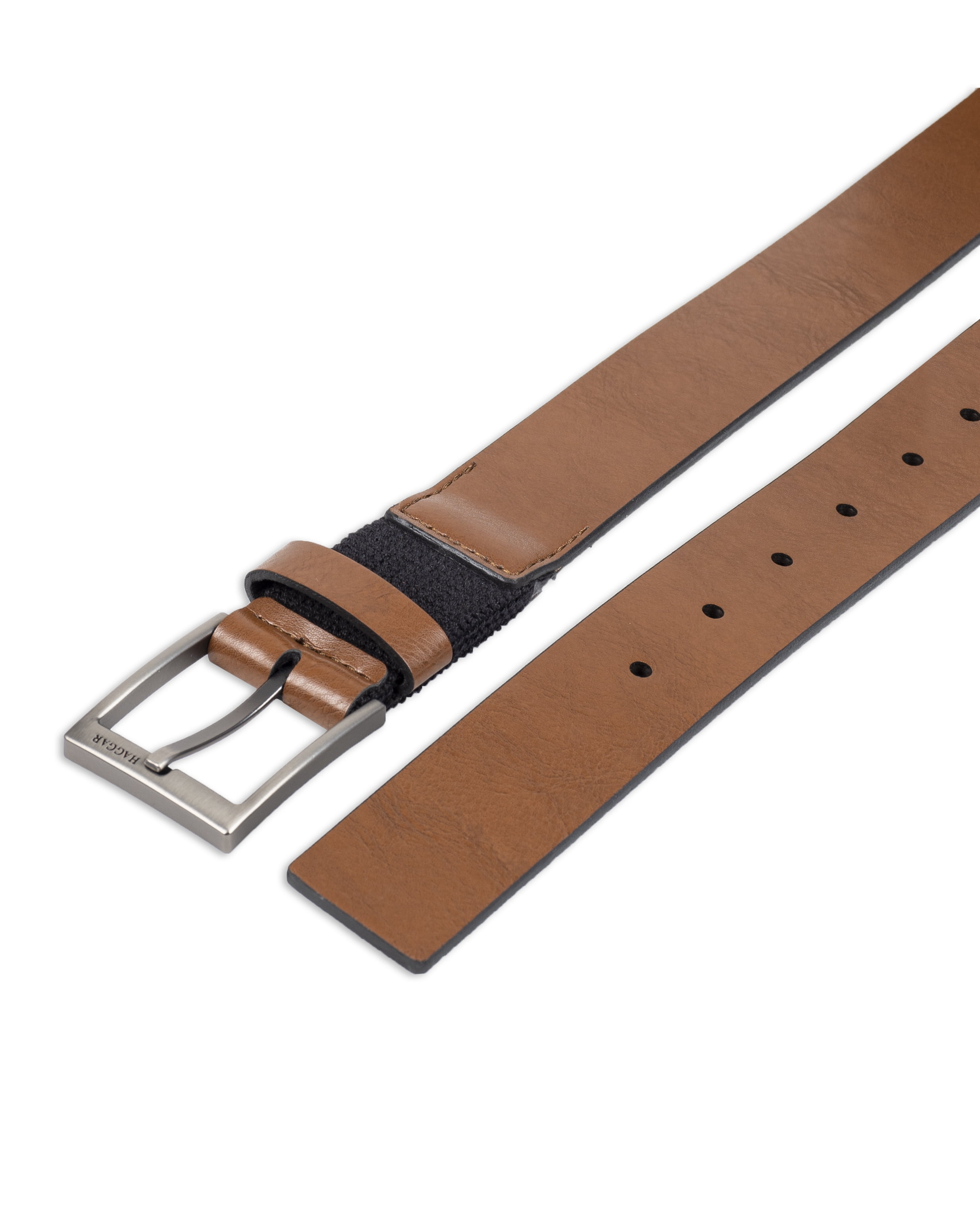 Haggar Men's Stretch Tab Casual Belt