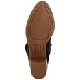 thumbnail image 4 of STYLE & COMPANY Womens Black Back Gore Non-Slip Comfort August Almond Toe Block Heel Zip-Up Dress Boots 9.5 M, 4 of 4