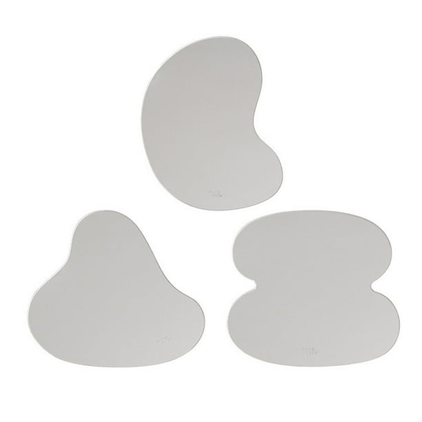 WORGEOUS 3 unids Posavero simple decorativo Posavero acrílico Posavasos Taza de agua Termal esteras