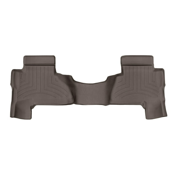 WeatherTech Custom Fit FloorLiners compatible with 2015-2020 Cadillac Escalade ESV - 2nd Row, Cocoa