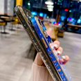 thumbnail image 5 of Compatible with iPhone 12 Pro Max Magnetic Case，Glitter Case with Love Heart, Luxury Plating Cute Bling, Compatible with MagSafe,Clear Slim Shockproof Phone Cover for Women Girls.（Blue）, 5 of 13