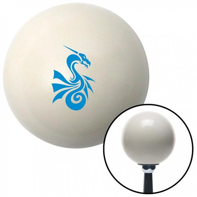 Blue Dragon Serpent Ivory Shift Knob with M16 x 1.5 Insert Shifter Auto Manual Brody