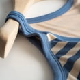 thumbnail image 6 of DHFJKG Women Ribbed Camisole With Built In Bra Striped Tank Top Scoop Neck Fitness Summer Workout Clothes Casual Daily Wear Sleeveless Soft Tops, 6 of 6