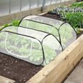 thumbnail image 3 of 45x22x16 Garden Row Accelerator Plants Cover - Pop Up Raised Garden Bed Vegetable Rows Plant Protector,Insect Bird Barrier Plant N, 3 of 7