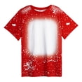thumbnail image 1 of B91xZ T-Shirt Fille 2024 Manches Courtes Col Polo Uniforme Scolaire, Rouge 10-11 Ans, 1 of 3