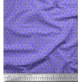 thumbnail image 1 of Soimoi polyester Crepe Fabric Artistic Paisley Print Sewing Fabric Yard 52 Inch Wide, 1 of 3