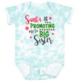 thumbnail image 3 of Inktastic Santa is Promoting Me to Big Sister Girls Baby Bodysuit, 3 of 5
