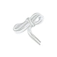 thumbnail image 1 of Unique Bargains Lacets Ronds Réfléchissants Unisexes Demi-Rayures Colorées pour Espadrilles Chaussures 2 Paires 120cm/47.2 Pieds Blanc Argent Pailleté, 1 of 6