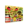 thumbnail image 2 of Trademark Fine Art 'Apples Quilts 4 Sale' Canvas Art by Cheryl Bartley, 2 of 3