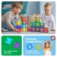 thumbnail image 6 of PicassoTiles Magnetic Tiles for Kids – 42PCS STEM Building Set, Educational Construction Toy, Creative Learning Kit, Hands-On Magnet Blocks, 6 of 10