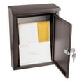 thumbnail image 3 of Architectural Mailboxes 2580B-10 Chelsea Wall-Mount Locking Mailbox - Black, 3 of 9