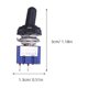 thumbnail image 2 of COMPUKAS Interruptor Pequeño Toggle Azul Con Cubierta Resistente Al Agua Portátil, 2 of 3