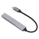 thumbnail image 5 of Base de expansión TYPEC Mini Plug and Play USB2.0 USB 3.0 Hub 1 Drag 4 Base de expansión (gris), 5 of 5