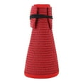 thumbnail image 4 of HNMKIU Korean Style Women's Sun Hat Wide Brim Foldable Summer Beach Sunshade Accessory Red,One Size, 4 of 4