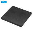thumbnail image 3 of Uxcell Square Rubber Anti-Vibration Pads 3.94" x 3.94" x 0.4", Black 4Pcs, 3 of 5