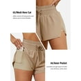 thumbnail image 5 of Attraco Women's 3" High Waisted Swim Board Shorts Quick Dry Beach Shorts with Pockets, 5 of 8