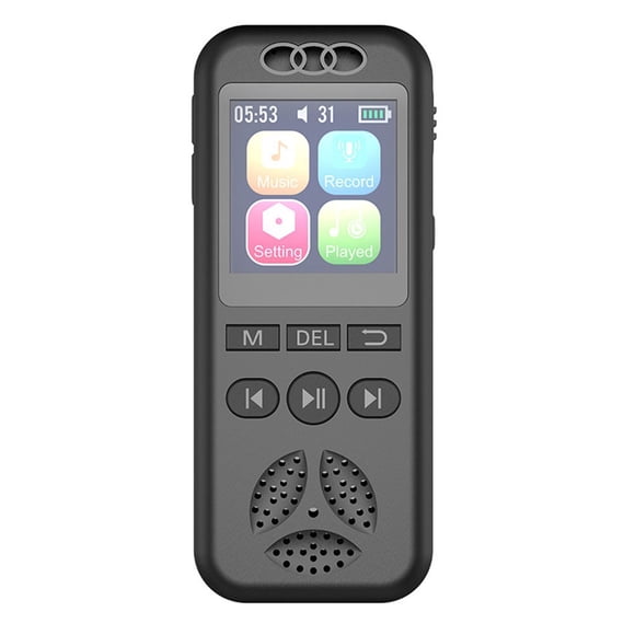 Grabadora de voz MP3 con reducción de ruido: ¡560 horas de grabación de audio clara!