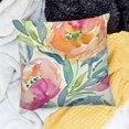 thumbnail image 2 of BANET Throw Pillow Covers Pink Flower Decorative Pillowcases White, 2 of 5