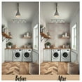 thumbnail image 3 of S4Sassy Patchwork Stitch Print Wallpaper - Asian Style Wall Covering, 25" x 60" Self-Adhesive Vinyl Wallpaper, Decorative Walls Wrap, Easy DIY Wall Covering For Bedroom, Living Spaces - Pink, 3 of 9