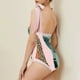 thumbnail image 4 of Trajes de baño de una pieza para mujer, moda para mujer, estampado retro, bikini ajustado, traje de baño de una pieza para mujer, traje de baño de gasa con sobrefalda, traje de baño para mujer, 4 of 8