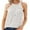 White, variant on Women's Tank Tops Camisole Sequin Suspender Party Neck Suspender Vest Undershirts,Gold,M