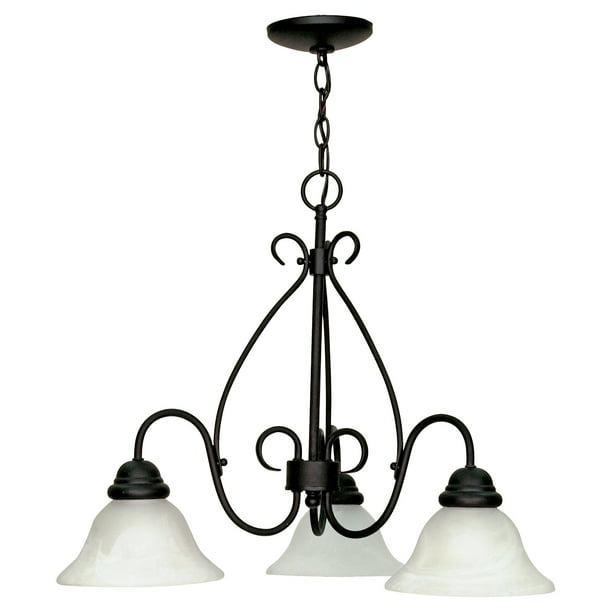 Nuvo 60 Castillo 3 Light Chandelier, What Size Chandelier For 60 Inch Tablet