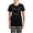 With Checker Pant, variant on CafePress - Black Cat Silhouette Women's Dark Pajamas - Women's Short Sleeve Print T-Shirt and Pants Dark Cotton Pajama Set