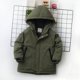 thumbnail image 5 of Parkas de manga larga, chaqueta con capucha y bolsillos para niños de tallas medianas y grandes, chaqueta tipo cárdigan., 5 of 6