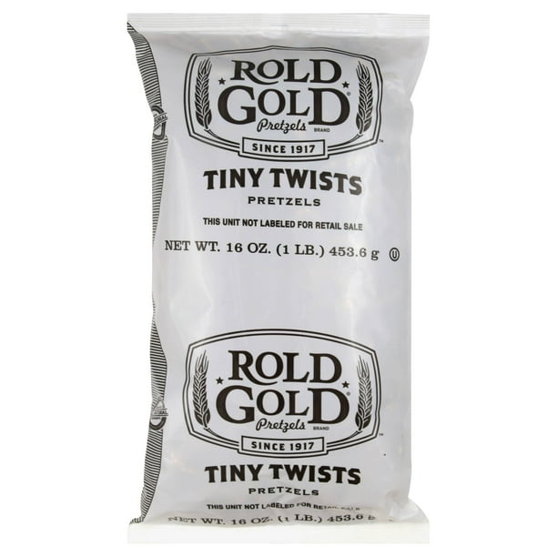 Rold Gold Classic Tiny Twist Pretzels, 16 Ounce Bag (Pack of 6