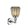 thumbnail image 2 of 203-PC-G146 Innovations Lighting Chatham - 1 Light Wall Sconce In Art Deco Style-12 Inches Tall and 7 Inches Wide-Polished Chrome Finish-Mercury Glass, 2 of 4