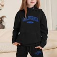 thumbnail image 2 of Jamsmile Toddler Girls Outfits Sets 2 Pieces Sweatsuits Graphic Pullover Hoodies Tops And Sweatpants Tracksuit Sets, 2 of 4