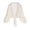 Beige, variant on Women's Deep V Neck Long Sleeve Tie Front Knot Sexy Wrap Crop Top Blouse (Sky Blue, S)