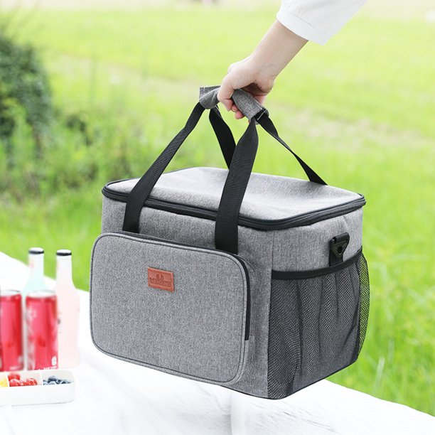 RnemiTeamo Collapsible Cooler Bag , Large Leakproof Soft Sided