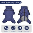 thumbnail image 4 of BAIannan Winter Warm Dog Jacket Fleece Cotton Lining Cold Proof Pet Clothes Waterproof Jumpsuit Medium to Large Dogs Outdoor Skiing Suit, 4 of 5