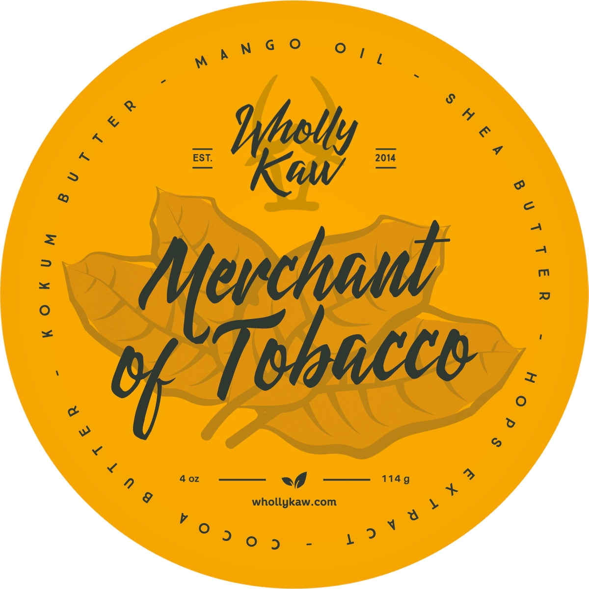 Merchant of Tobacco Shaving Soap, Tallow + Vegan.Tallow or Vegan:Vegan