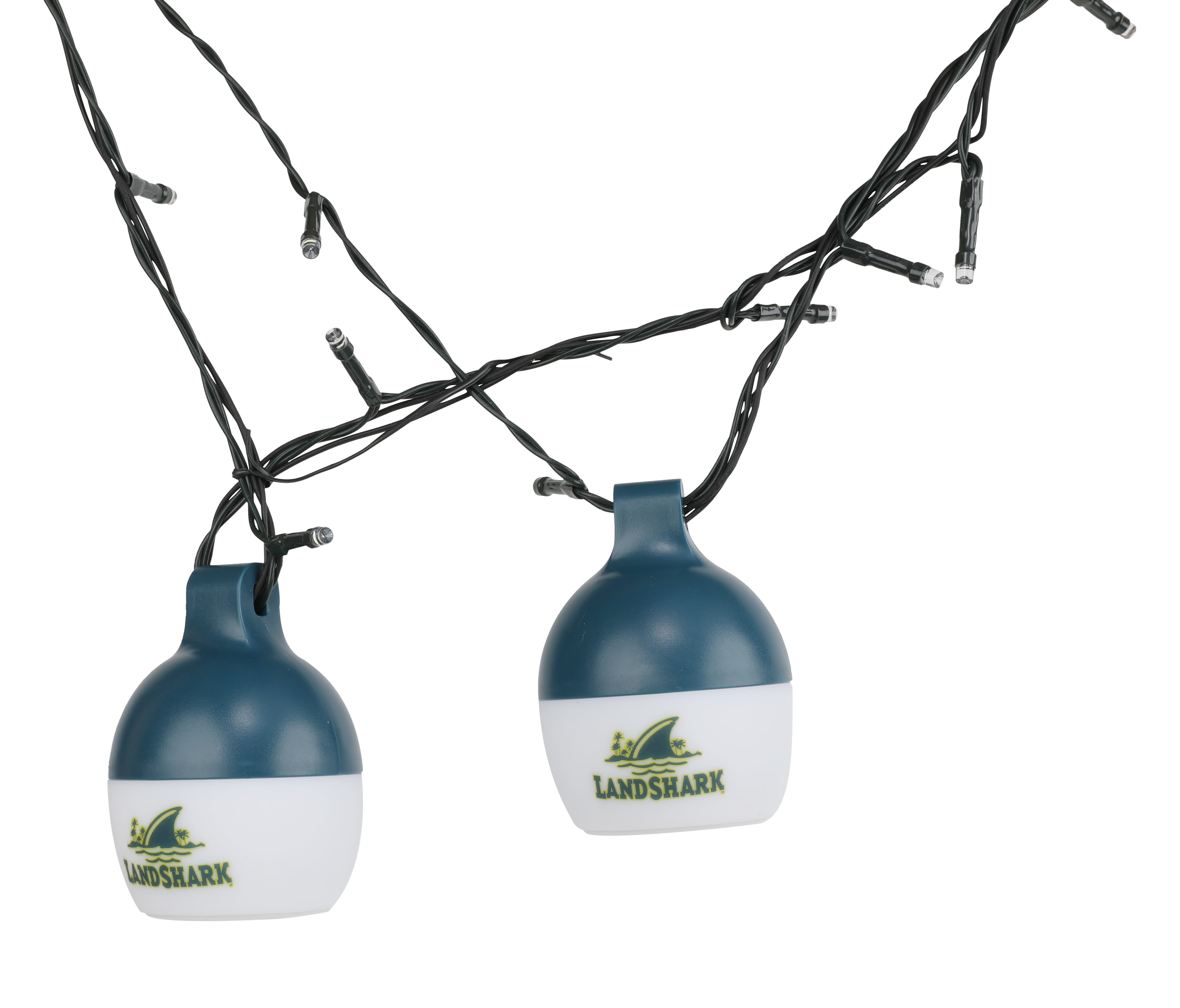 Landshark Outdoor String Lights with Wireless Bluetooth Speaker