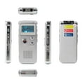 thumbnail image 2 of Multifunctional Rechargeable 8GB 650HR Digital Audio Voice Recorder Dictaphone MP3 Player, 2 of 8