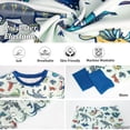 thumbnail image 6 of GENTABY Family Matching Pajama Sets, Long Sleeve Sleepwear Pjs for Couple Dinosaur Pjs, 6 of 7