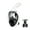 White black_L/XL, variant on Professional Snorkeling Diving Mask Underwater Full Face Snorkel Mask Anti Fog Goggles For Adult Swimming Equipment ,Portable and lightweight