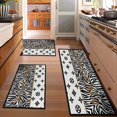 thumbnail image 2 of Floral Kitchen Rugs Sets of 3, Non Slip Kitchen Rugs and Mats Washable Farmhouse Kitchen Rugs Floral Kitchen Floor Mat Carpet Runner Rugs for Hallway Laundry Room, 2 of 12