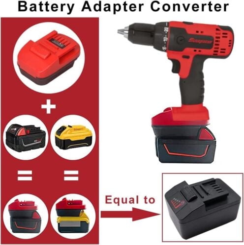Battery Adapter For De*walt for Mil*wa*ukee 18V Li-on Battery Convert To for Snap-on 18V Power Tool