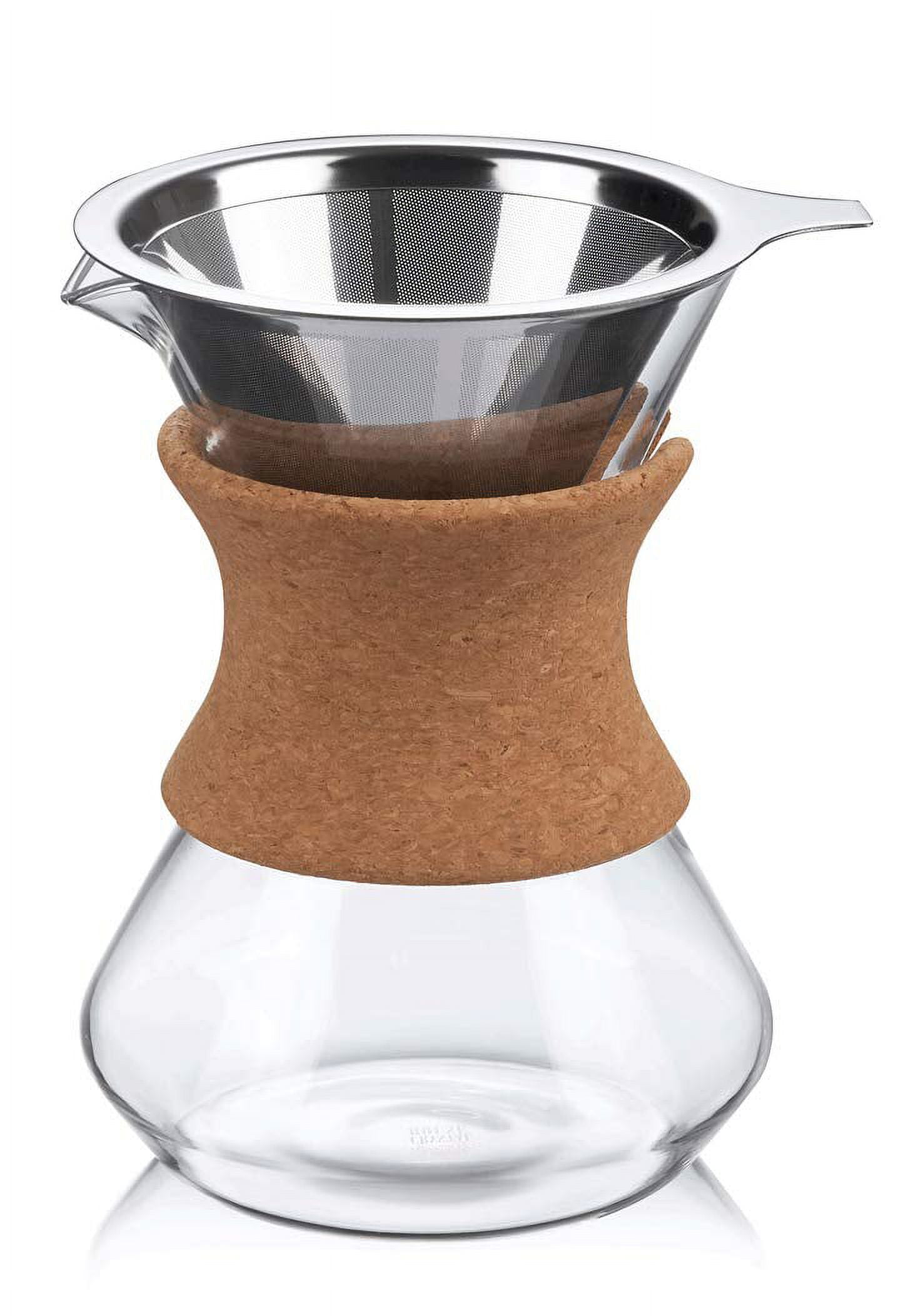 Blue Brew-Pour Over Coffee Maker with Permanent Filter 15 oz