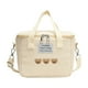 thumbnail image 1 of Bolsa de pañales para mamá | Bolsa de viaje de lona aislante para bebés con múltiples compartimentos, bolsillos de malla, correa de hombro ergonómica y ligera, impermeable y resistente a las manchas, 1 of 6