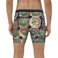 thumbnail image 4 of Cauagu Cactus Garden Print Men's Boxer Briefs, Funny & Cute Underwear Elastic Waistband Briefs Ideal Gift for Men,1-Pack, 4 of 7
