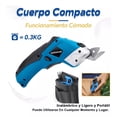 thumbnail image 5 of Tijera Eléctrica Inalámbrica Recargable BLOOSOM Cortadora De Telas azul, 5 of 5