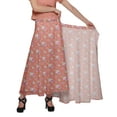 thumbnail image 6 of Moomaya Printed Rayon Skirt Wrap Style Plus Size Skirt Summer Wear Clothing, 6 of 6