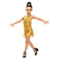 thumbnail image 4 of Curuila Toddler Child Girls Dance Dress With Tassels Solid Color Crew Neck For Performance Soft Casual Dresses Size 4-5 Years, 4 of 4