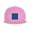 Pink, variant on Flat Bill Snapback Hats for Men Women Ice Hockey Hip Hop Style Plain Baseball Cap Navy Blue